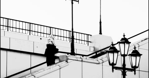 Black and white