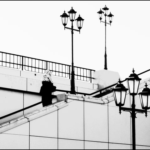Black and white
