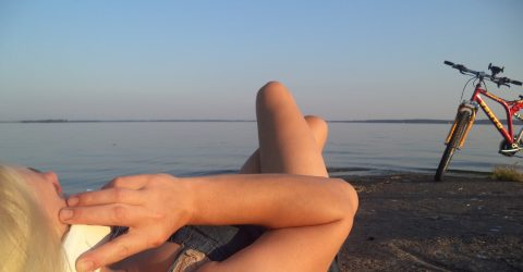 By the lake