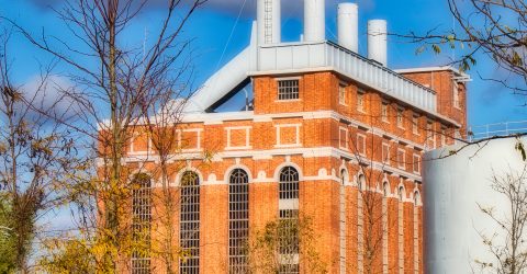 Power stations and the clouds