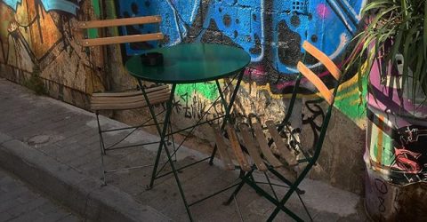 Secluded place in a crowded city
