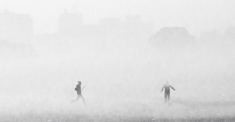 Winter Morning scene in Kolkata