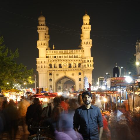Still Shot at Charminar with Long Exposure Technique