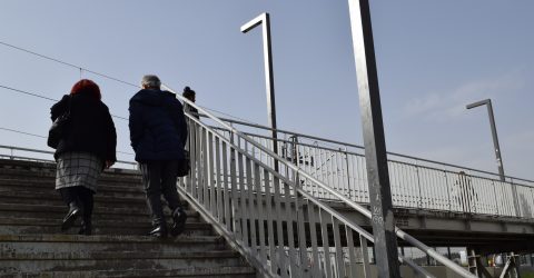 The stairs