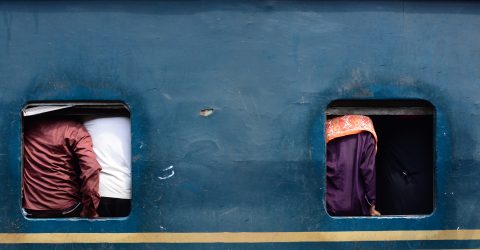 A journey by train.