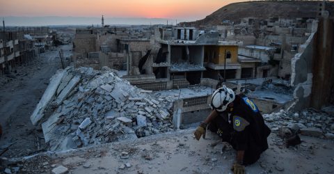 Aftermath of Airstrikes in Syria