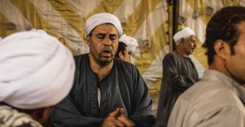 A man dance a sufi dance