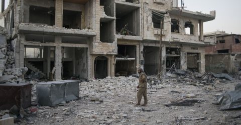Aftermath of Airstrikes in Syria