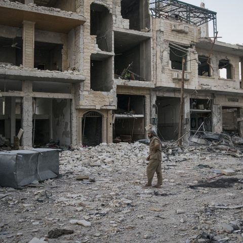 Aftermath of Airstrikes in Syria