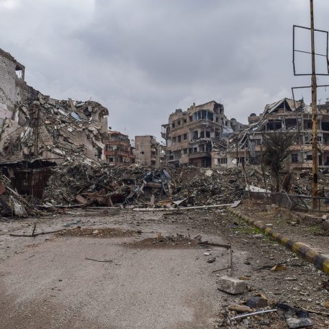 Aftermath of Airstrikes in Syria