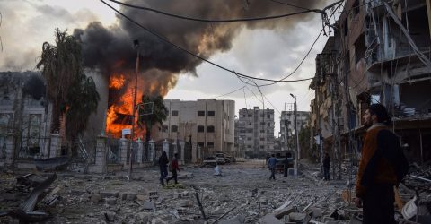 Aftermath of Airstrikes in Syria