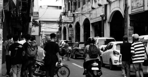 Cross Black and White