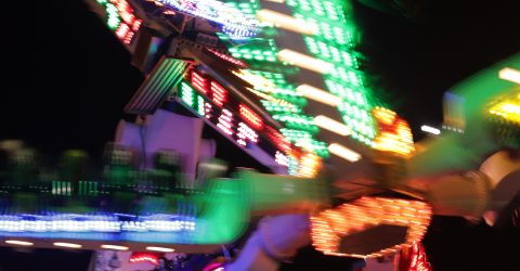 Blurred lights