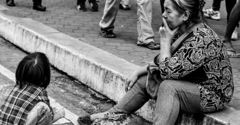 Grandma pondering