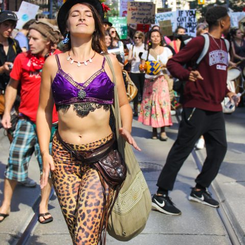 Taking in the Moment at the Toronto Climate Strike