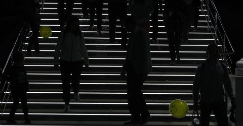 Stairs.