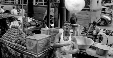 Street food making