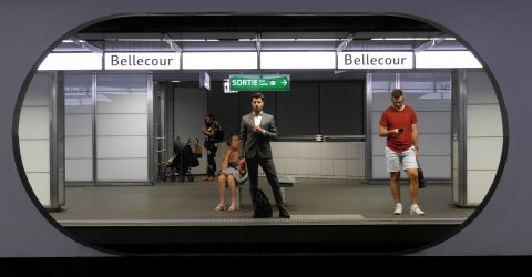 WAITING SUBWAY