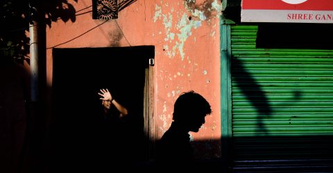 Light and shadow.