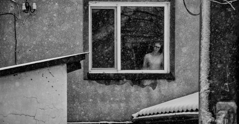 Snowing