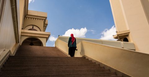 Red in Mosque