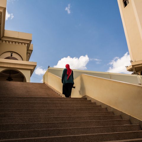 Red in Mosque