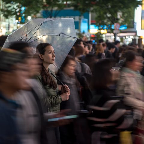 Shibuya crossing point