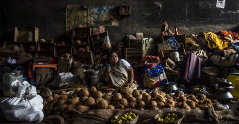 The coconut seller