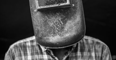 Welding man