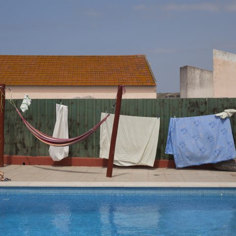 By the pool