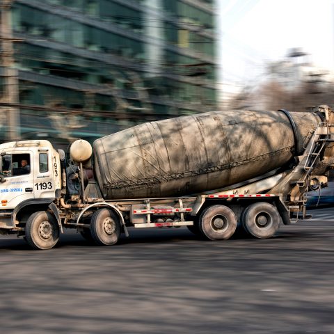 Large Concrete Mixer Truck