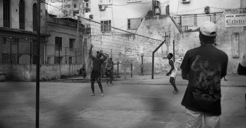 Volleyball training