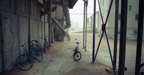 bikes in grain elevator