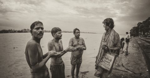 Old rituals being followed along the Ganges