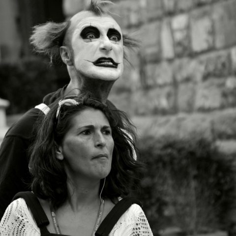 mime on the streets of Florence