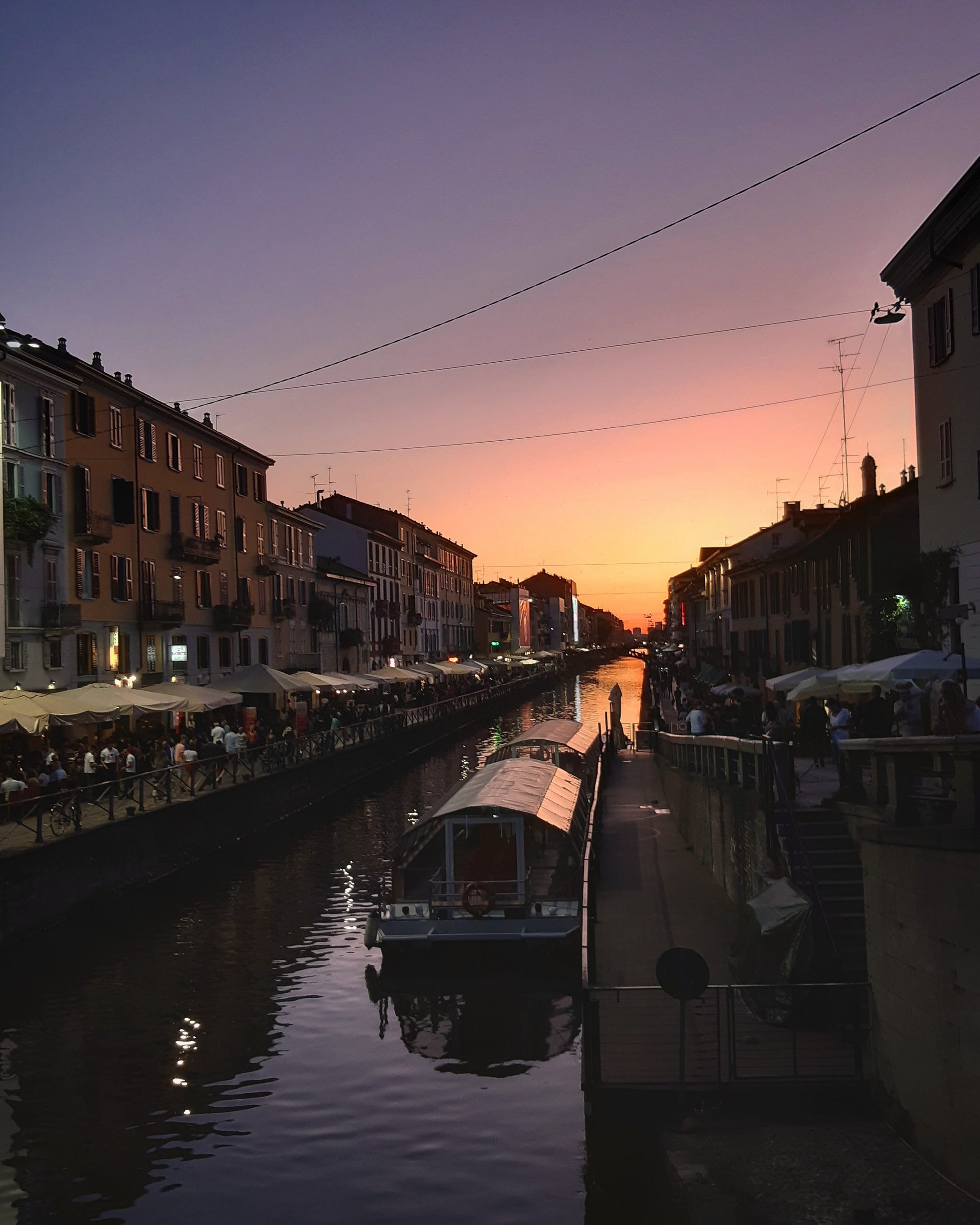 sunset in Milan right after the lockdown Exibart Street